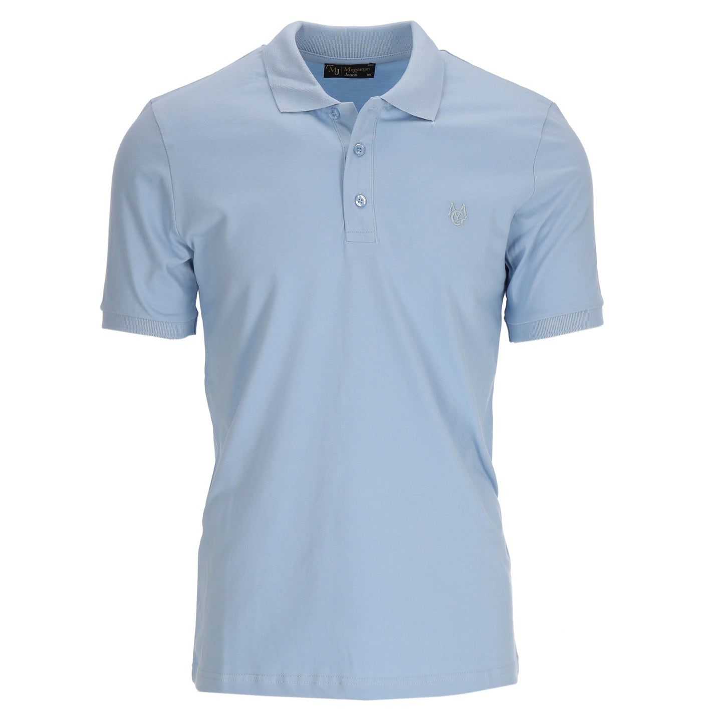 Poloshirt Basic T-Shirt Kragen Shirt Grau
