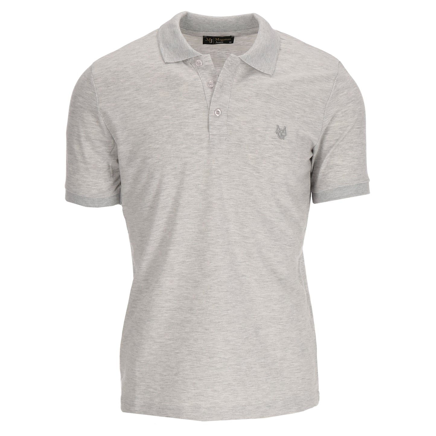 Poloshirt Basic T-Shirt Kragen Shirt Blau