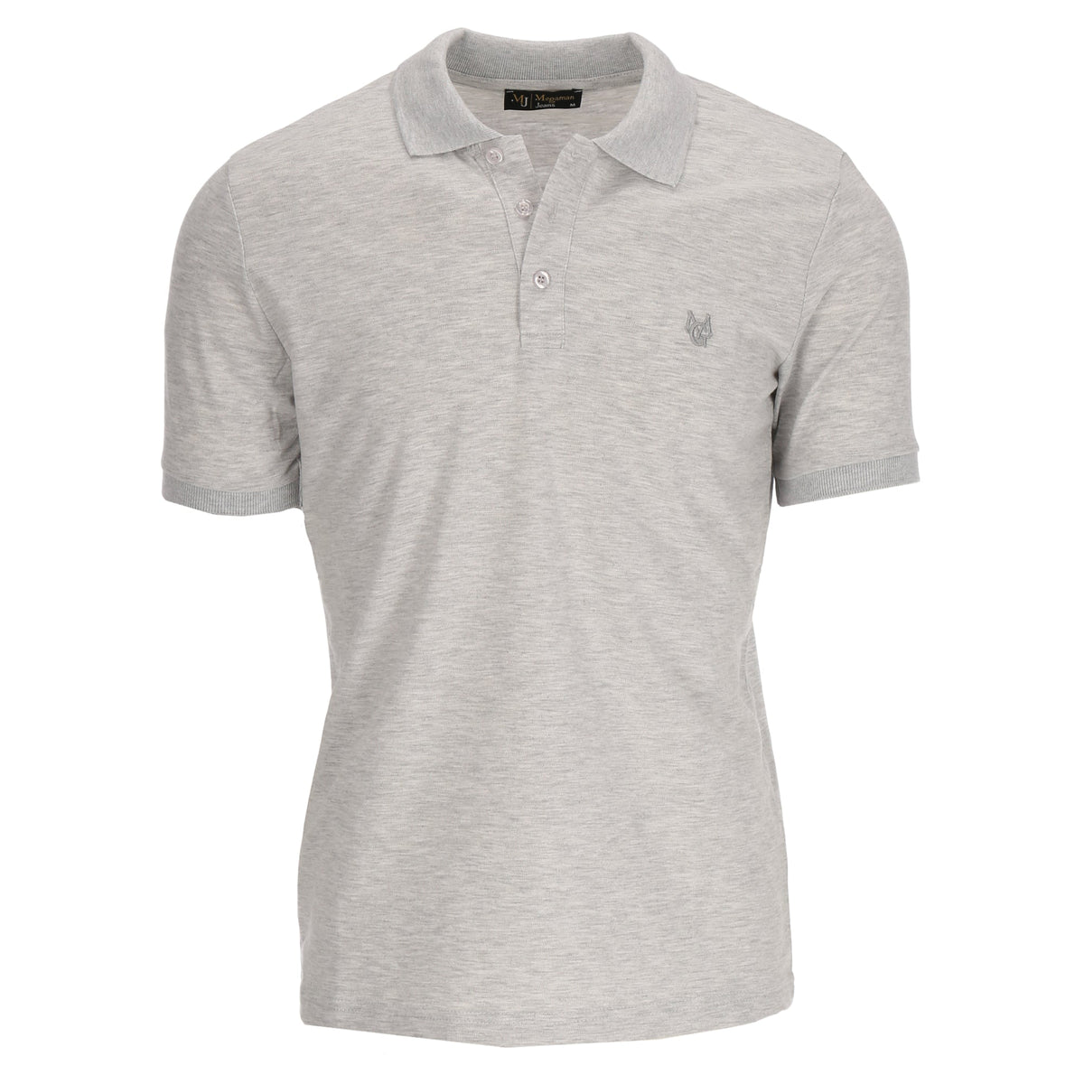Poloshirt Basic T-Shirt Kragen Shirt Blau