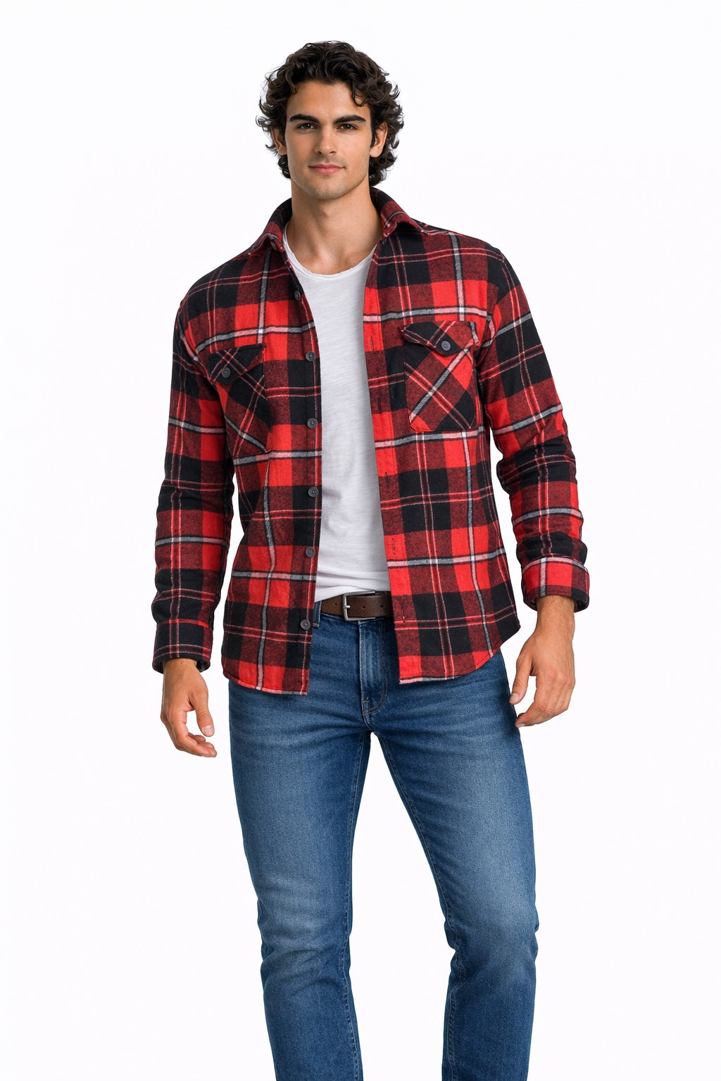 H-260 Flanellhemd Holzfäller Hemd