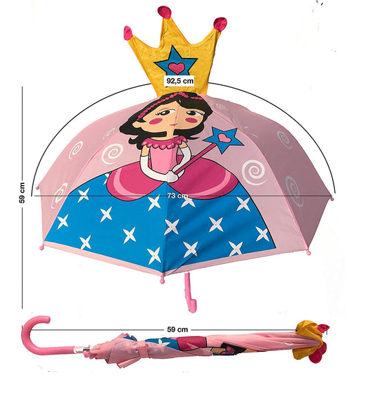 Regenschirm Prinzessin rosa