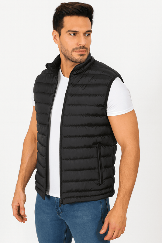 Herren Steppweste – Leicht, Sportlich & Slim Fit für den Übergang - Winterjacke | Megaman Jeans