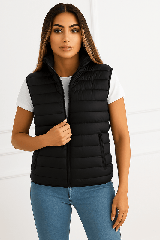 Damen Steppweste – Slim Fit, Leicht & Elegant | Übergangsweste - Weste | Megaman Jeans