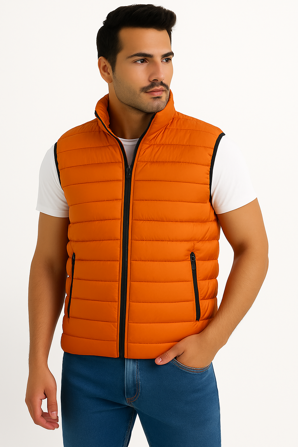 Herren Steppweste – Slim Fit, Leicht & Sportlich | Übergangsjacke