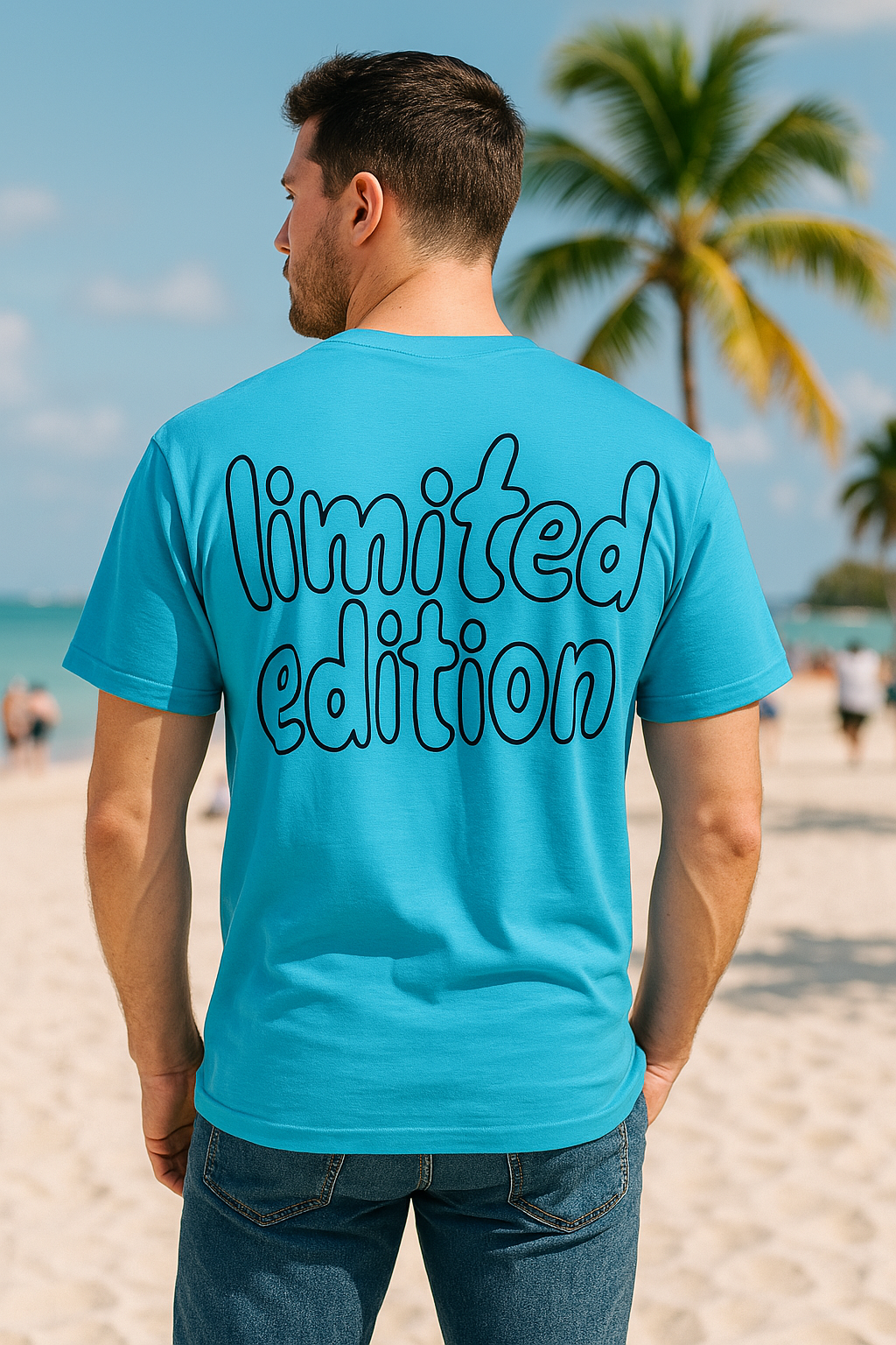 TS-5001 Oversized T-Shirt – LIMITED EXTRA | Urbaner Look mit Statement Türkis