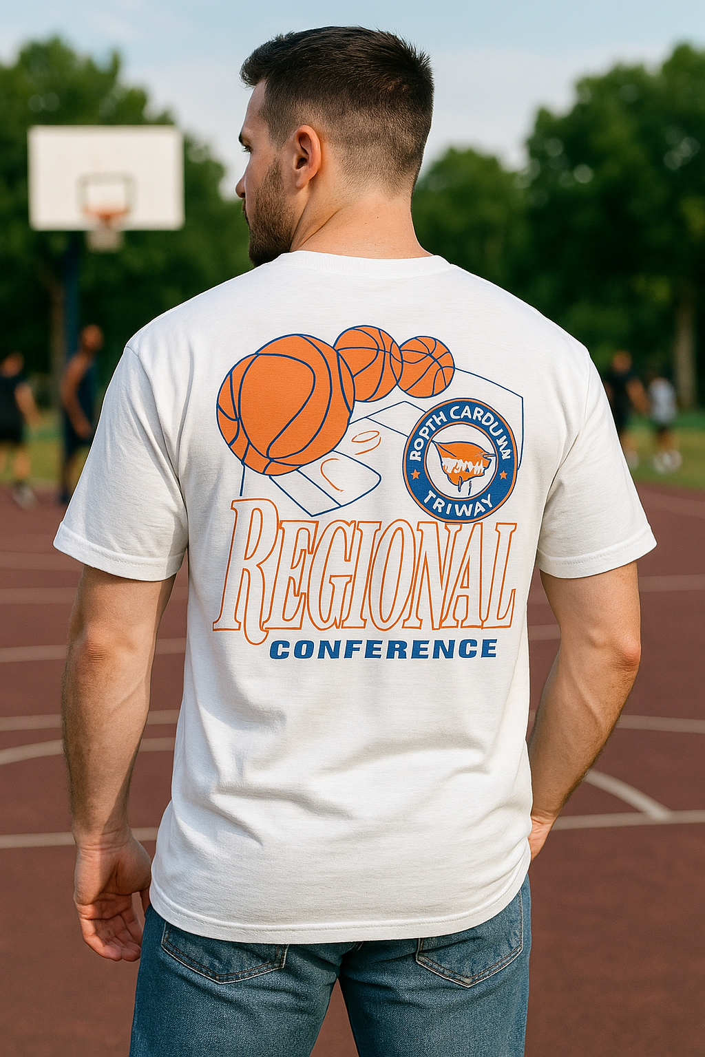 TS-5002 Oversize T-Shirt – Regional Conference 1996 | North Carolina Basketball Look