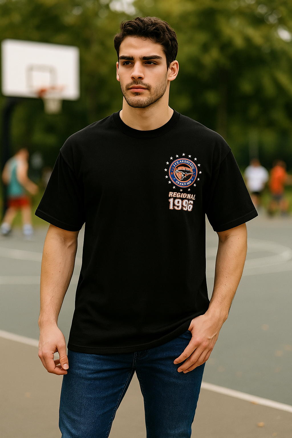 TS-5002 Oversize T-Shirt – Regional Conference 1996 | North Carolina Basketball Look