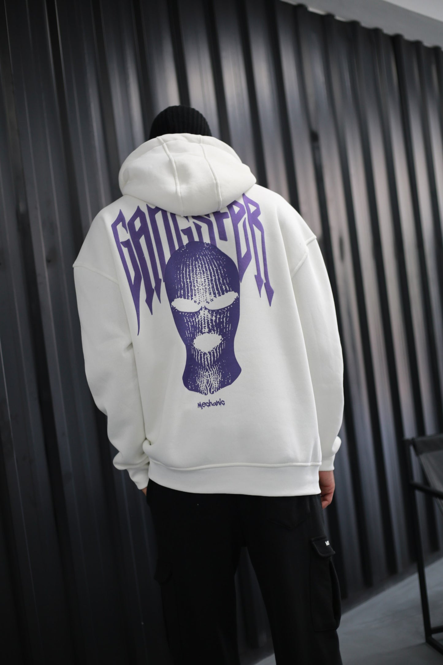 Oversized Hoodie Sweater mit Ganster Print