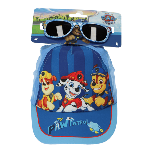 Paw Patrol Kappe mit Sonnenbrille Kinder Blau 52 cm | KB-101 - Baseball Cap | Megaman Jeans