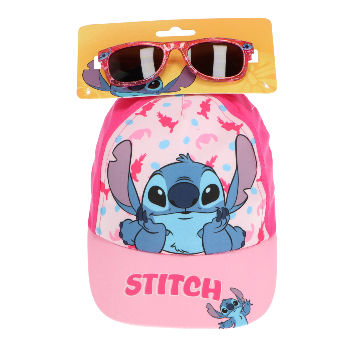 Lilo & Stitch Kappe mit Sonnenbrille rosa KB-104 Ansicht 3