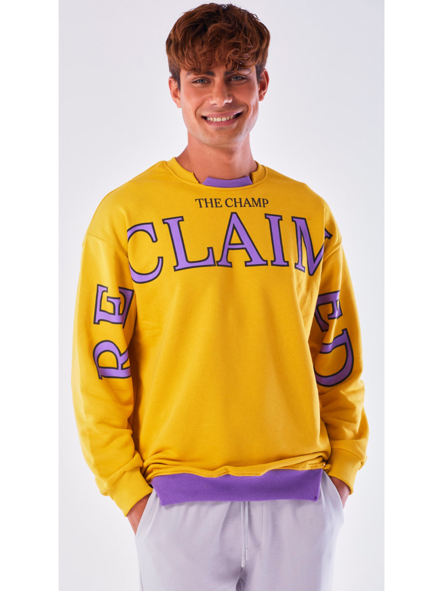 Pullover Herren Schwarz Rundhals Langarm