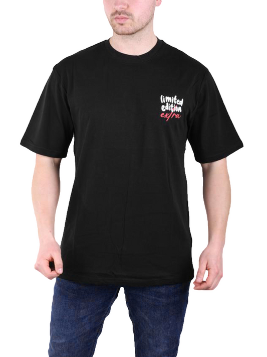 TS-5001 Oversized T-Shirt – LIMITED EXTRA | Urbaner Look mit Statement Schwarz 1