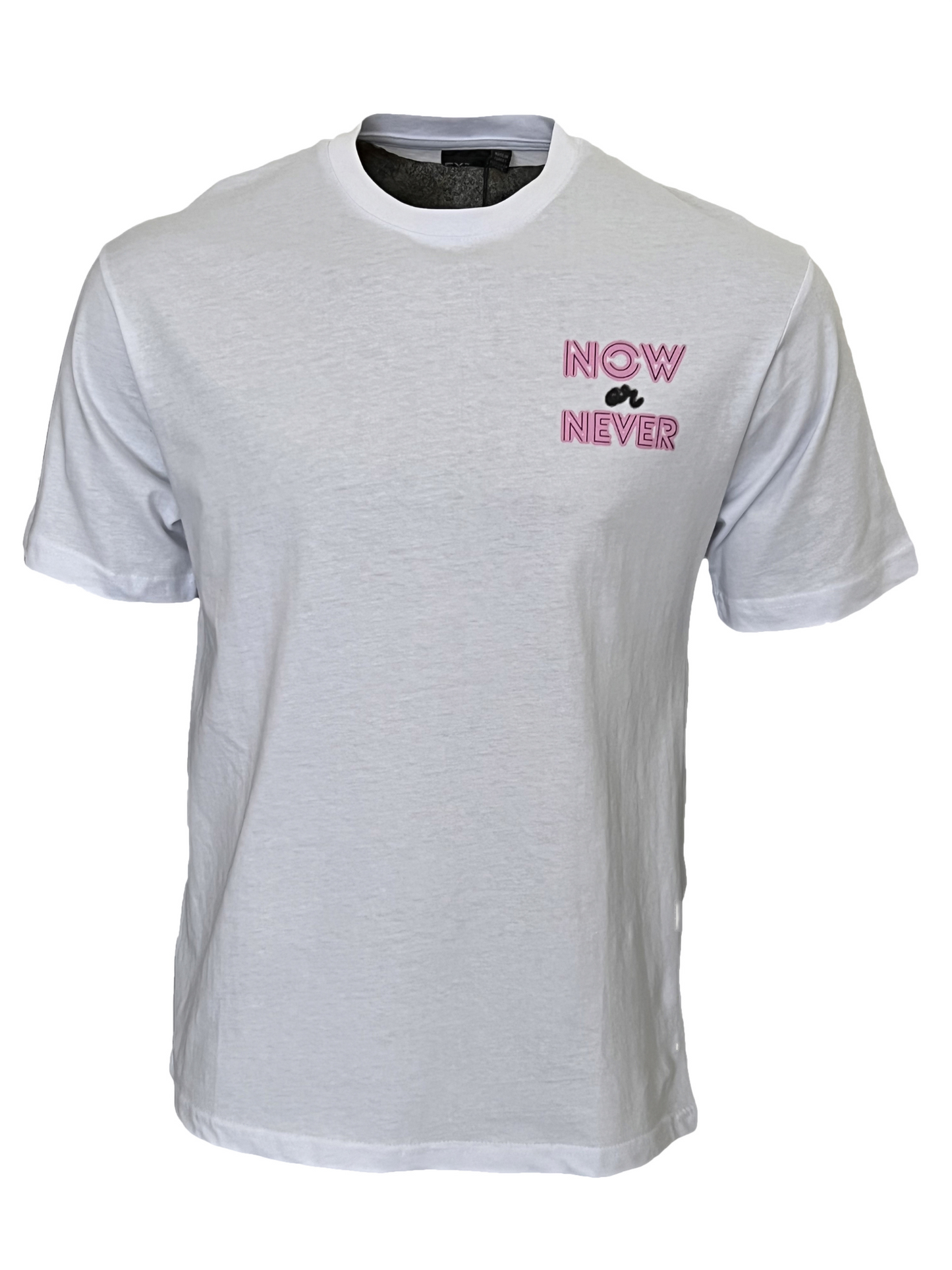 TS-5004 – Herren T-Shirt „NOW OR NEVER“ – Dein Moment. Dein Stil.