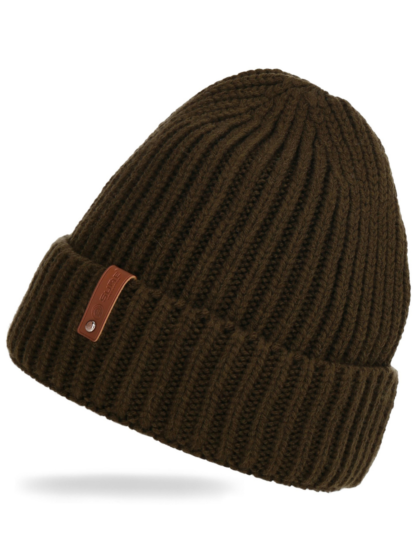Handgestrickte gemusterte Baskenmütze HM-100