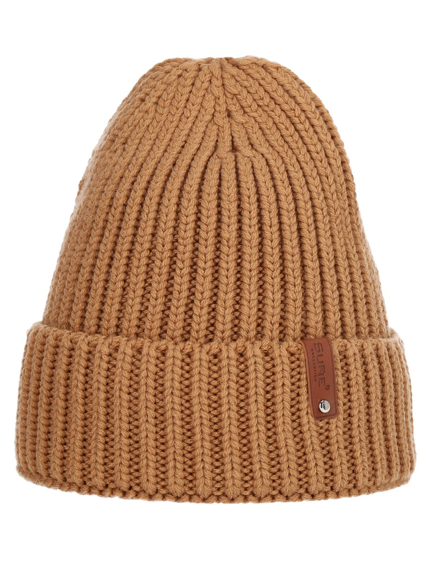 Handgestrickte gemusterte Baskenmütze HM-100