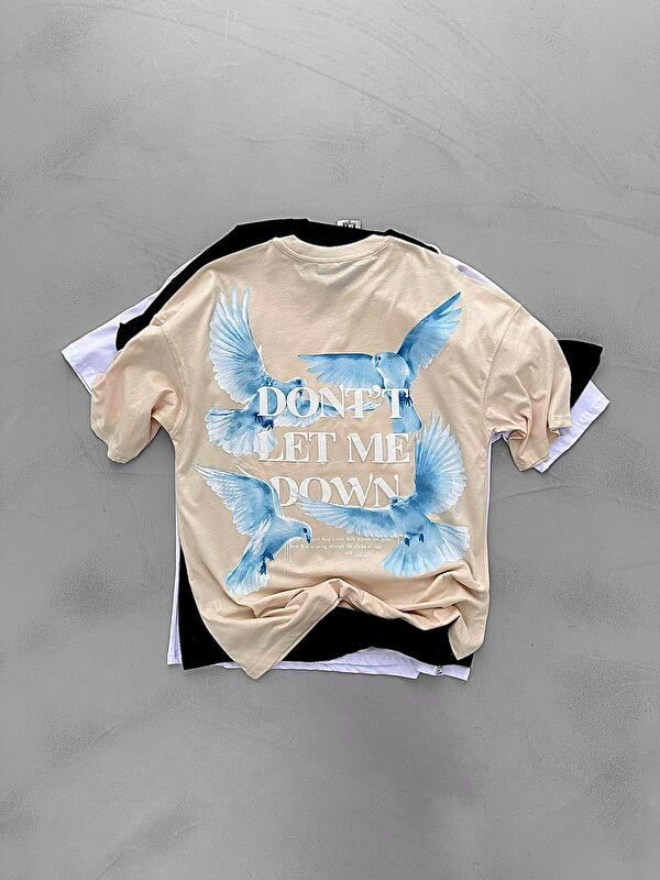 Oversized Tee Long Shirt White DLMD