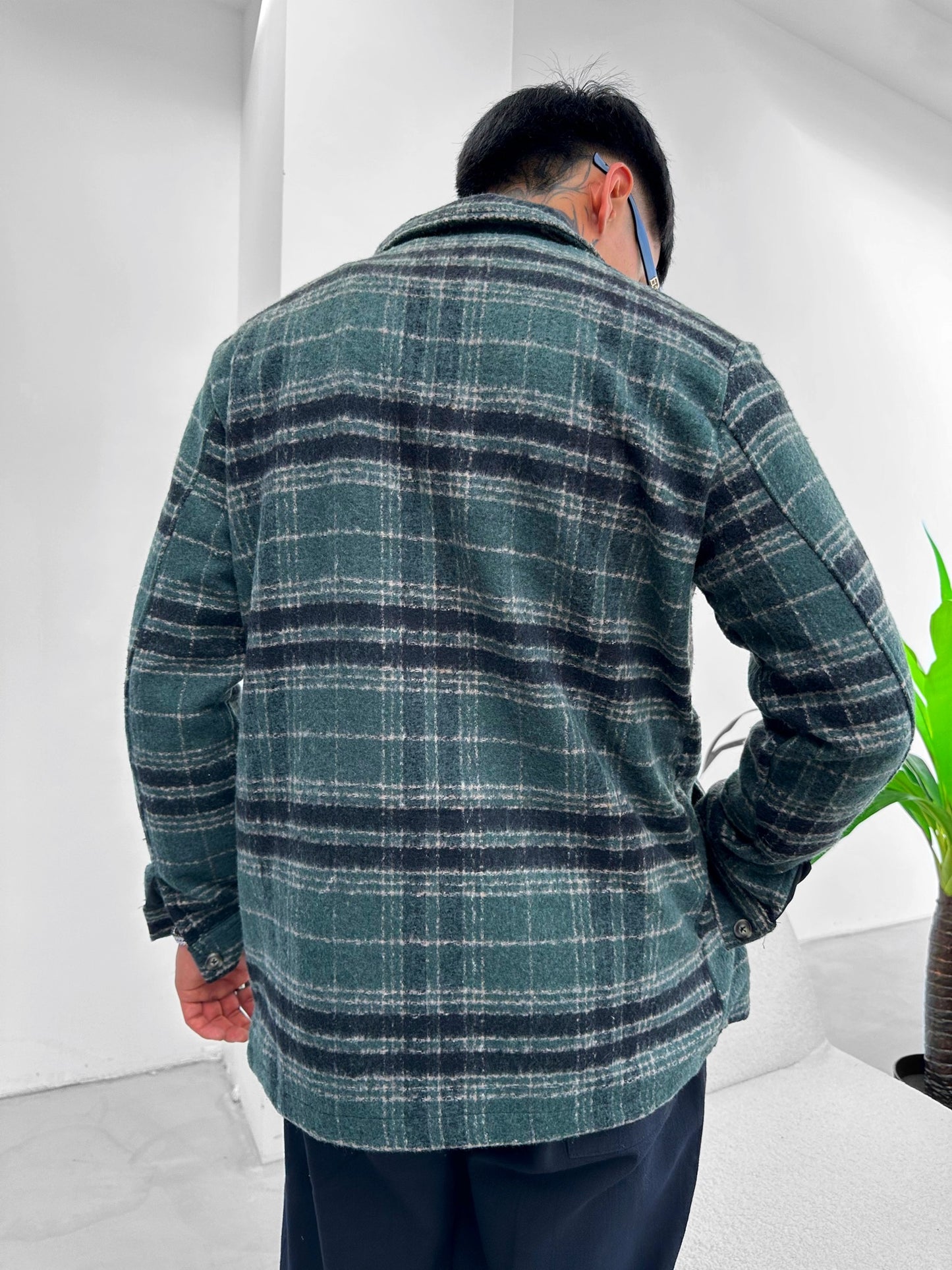 Flanell Jacke Holzfällerhemd Black