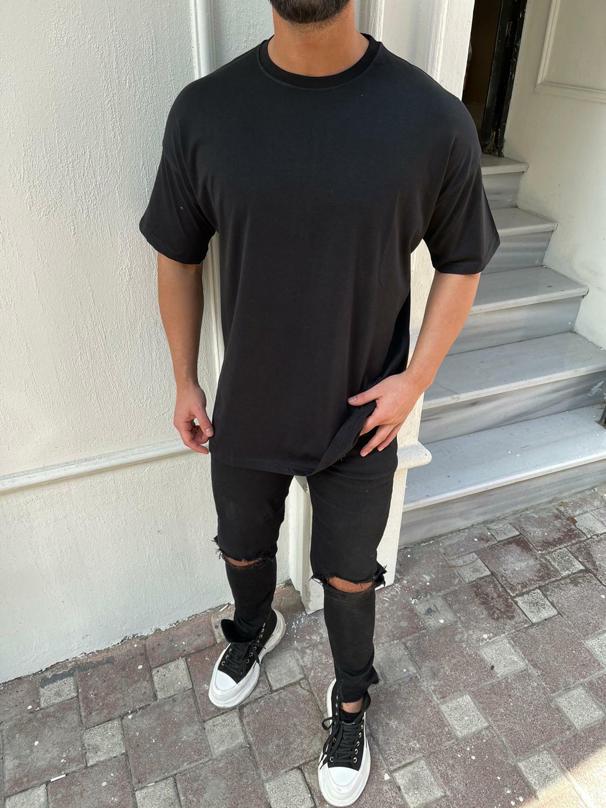 Basic Sommer T-Shirt Oversized Tee's
