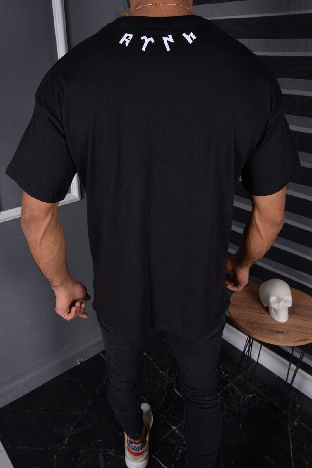Black & White Designer Oversized Tee