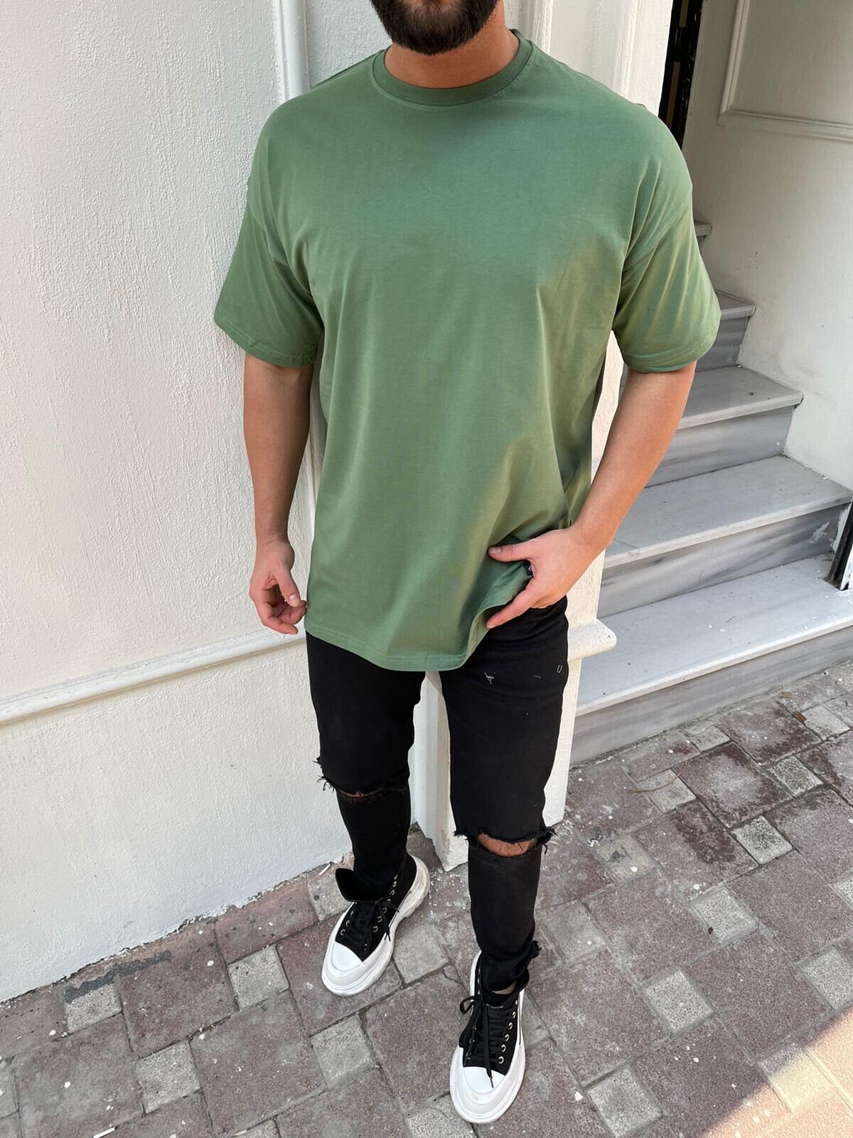 Basic Sommer T-Shirt Oversized Tee's