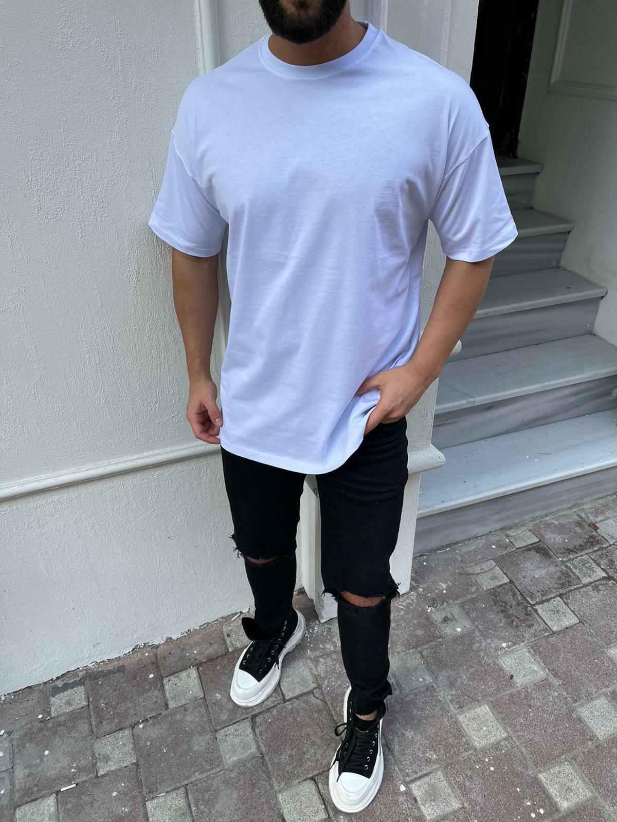 Basic Sommer T-Shirt Oversized Tee's