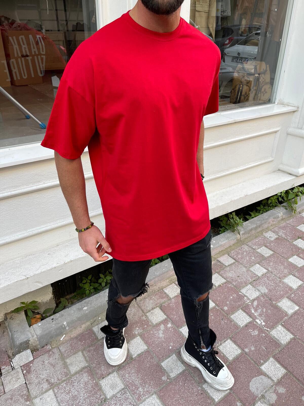 Basic Sommer T-Shirt Oversized Tee's