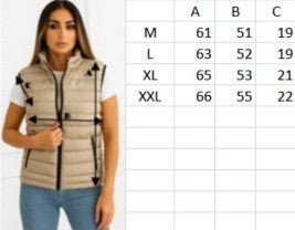 Damen Steppweste – Slim Fit, Leicht & Elegant | Übergangsweste - Weste | Megaman Jeans