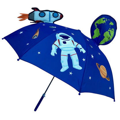 3D Regenschirm Weltraum