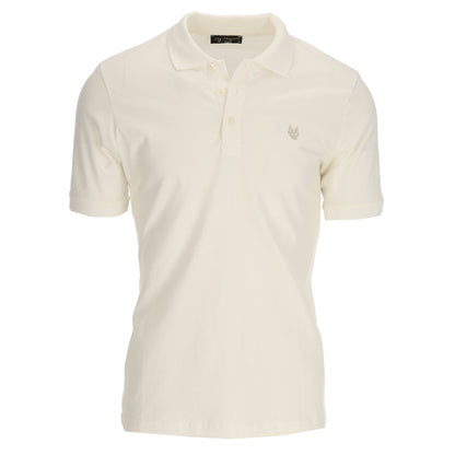 Poloshirt Basic T-Shirt Kragen Shirt Weiß