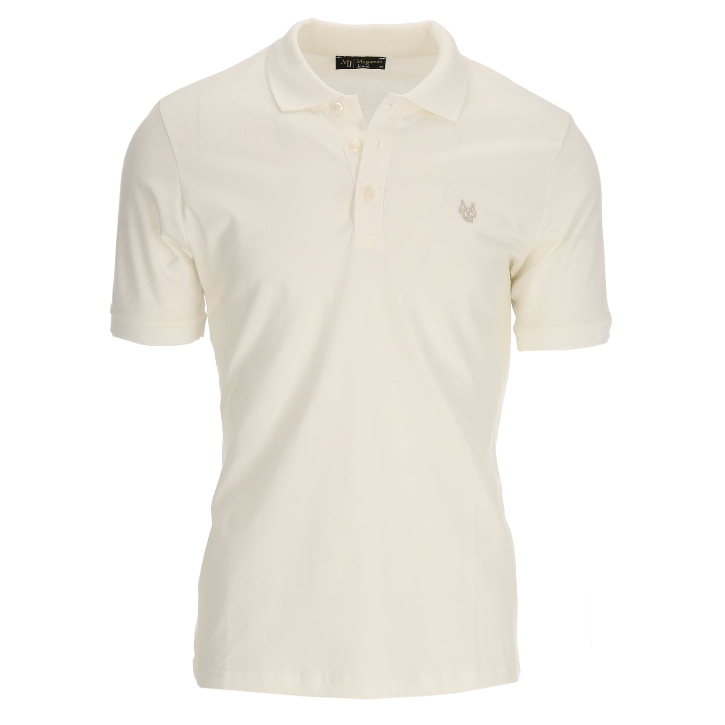 Poloshirt Basic T-Shirt Kragen Shirt Weiß
