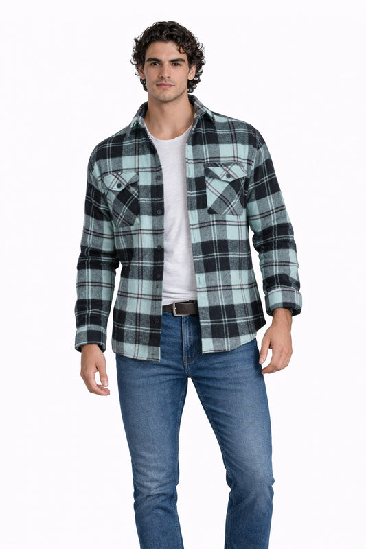 H-260 Flanellhemd Holzfäller Hemd