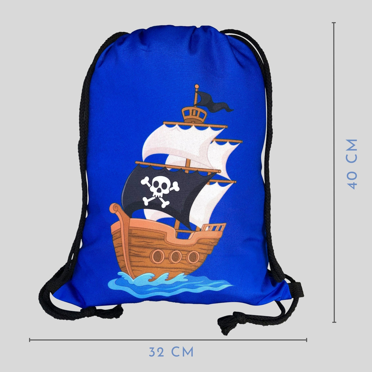 Kinder Turnbeutel Piraten Hai