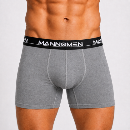 MANNOMEN BX-2351 Herren Boxershorts Grau Vorderansicht
