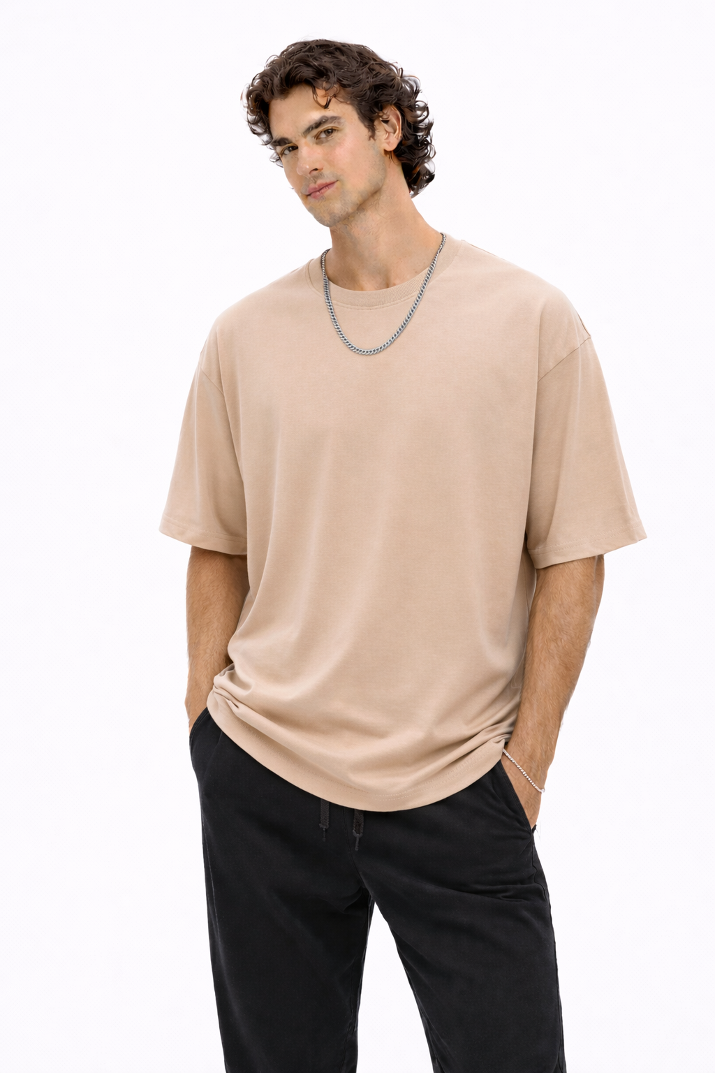 OH-45 Oversized T-Shirt – Sommer Basic aus Baumwolle