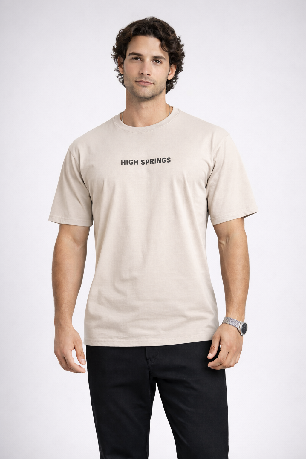TS-5015 High Springs Tee – Minimalistisches Oversized T-Shirt für modernen Style