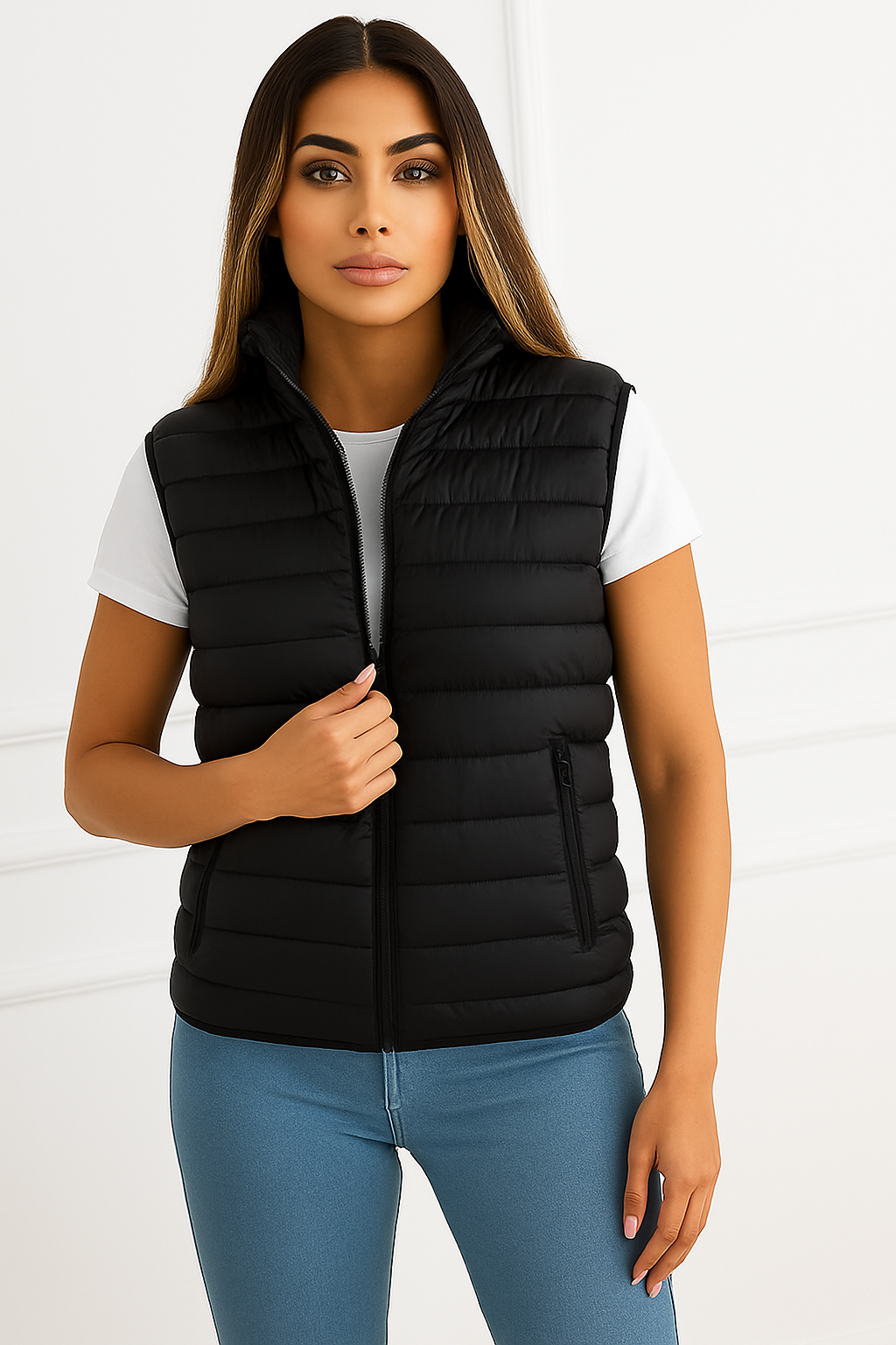 Damen Steppweste – Slim Fit, Leicht & Elegant | Übergangsweste