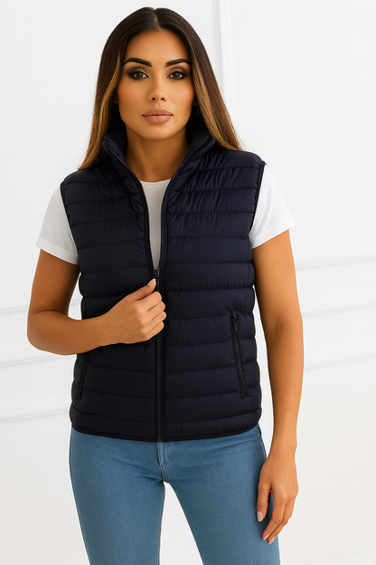 Damen Steppweste – Slim Fit, Leicht & Elegant | Übergangsweste