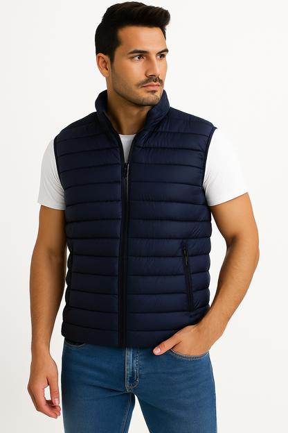 Herren Steppweste – Slim Fit, Leicht & Sportlich | Übergangsjacke