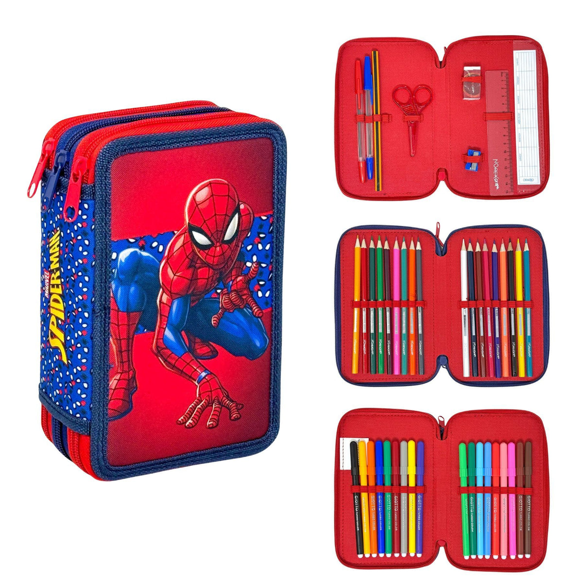 Spiderman gefülltes Federmäppchen FM-119 Hauptansicht