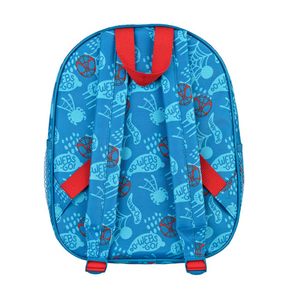 Spiderman Spidey 3D Kinderrucksack Rückansicht