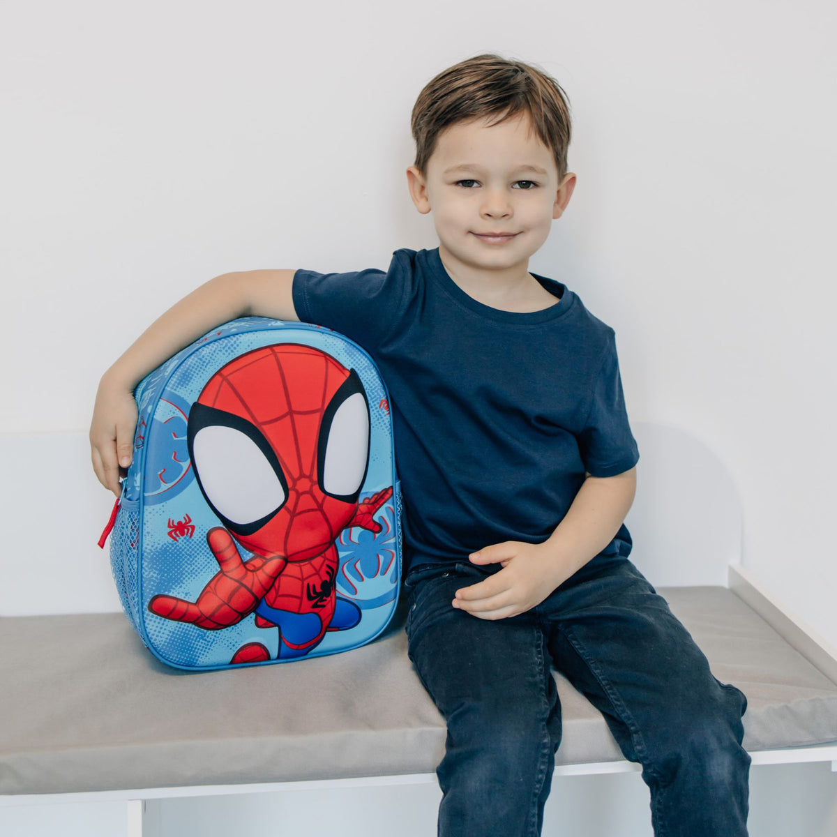 Spiderman Spidey 3D Kinderrucksack Detailansicht