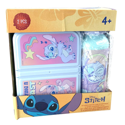 Disney Lilo und Stitch Blast Sandwichbox + Aluminiumflasche