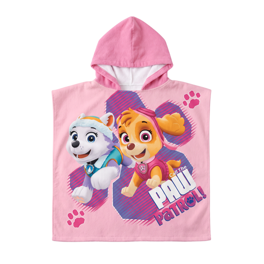 Paw Patrol Kinderponcho Rosa SP-101 Hauptbild