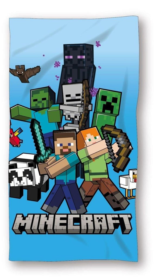 Minecraft Epic Battle Strandtuch 70 x 140 cm