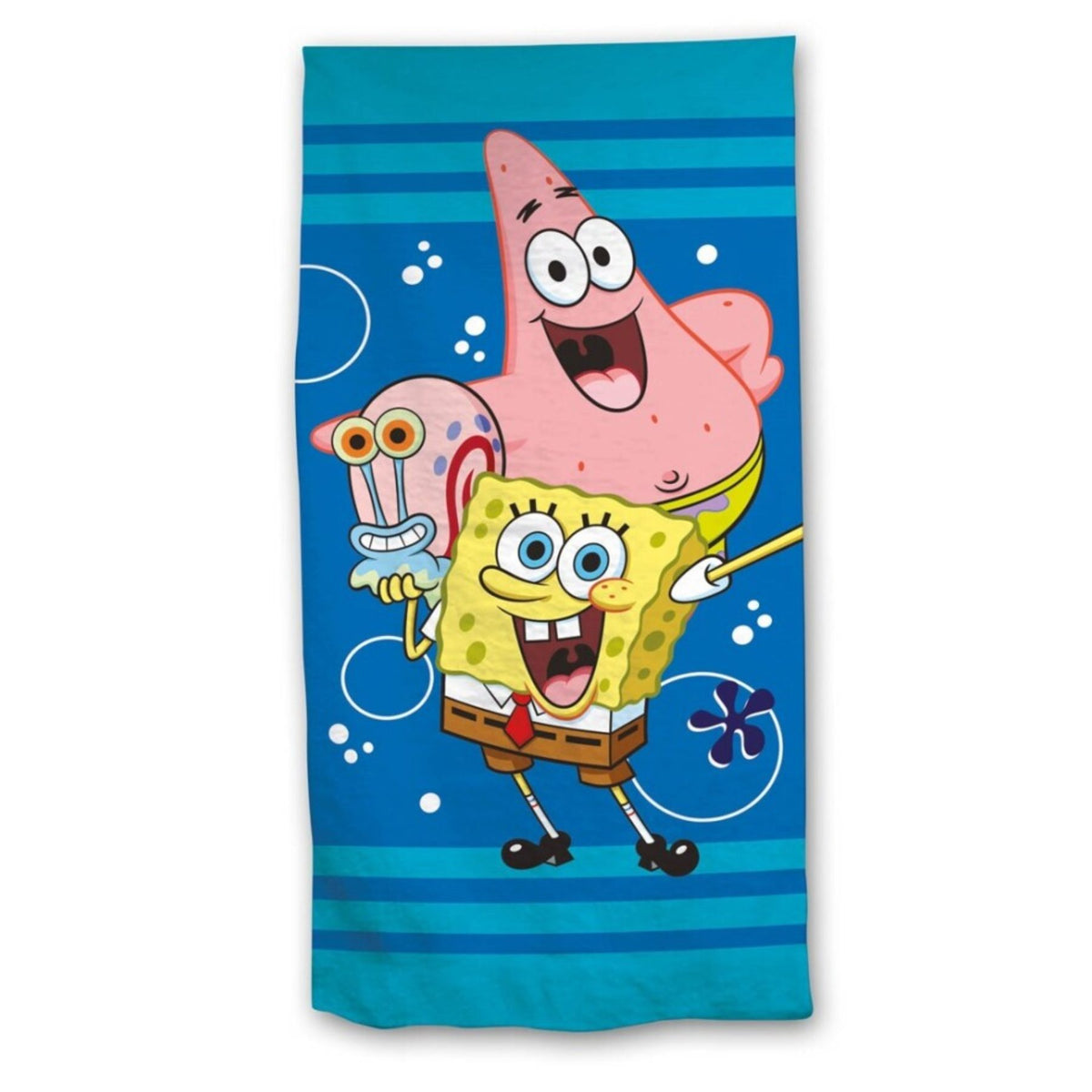 Spongebob Strandtuch Blau 70 x 140 cm Hauptansicht
