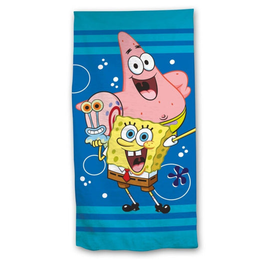 Spongebob Strandtuch Blau 70 x 140 cm Hauptansicht