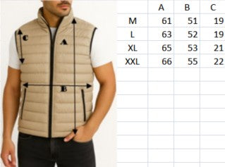 Herren Steppweste – Slim Fit, Leicht & Sportlich | Übergangsjacke