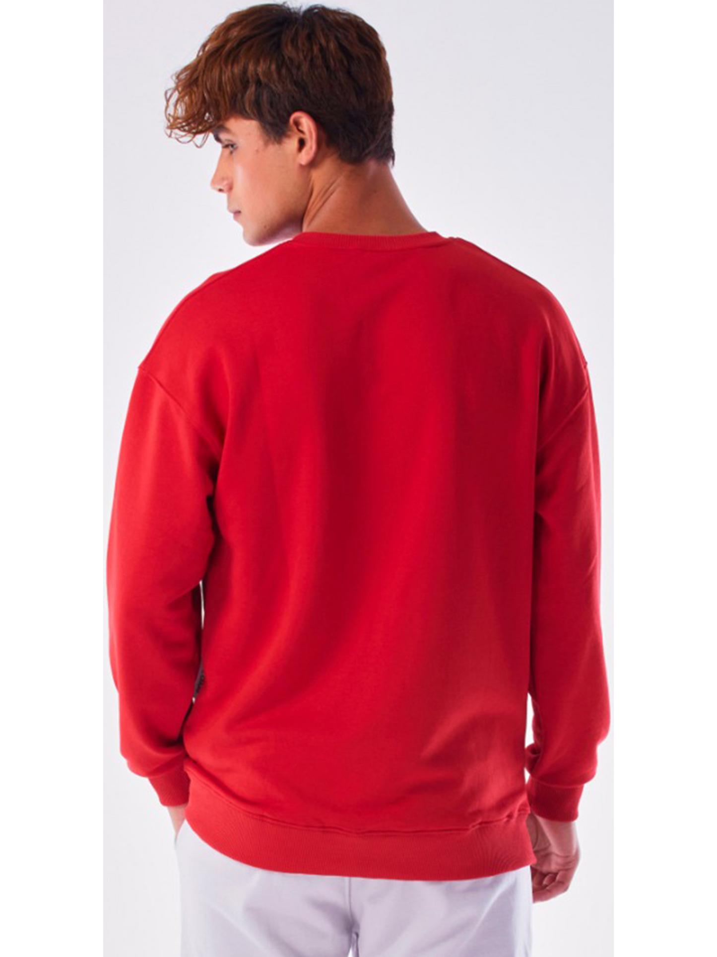 Designer Pullover Herren Sweatshirt Rundhals Langarmshirt Basic