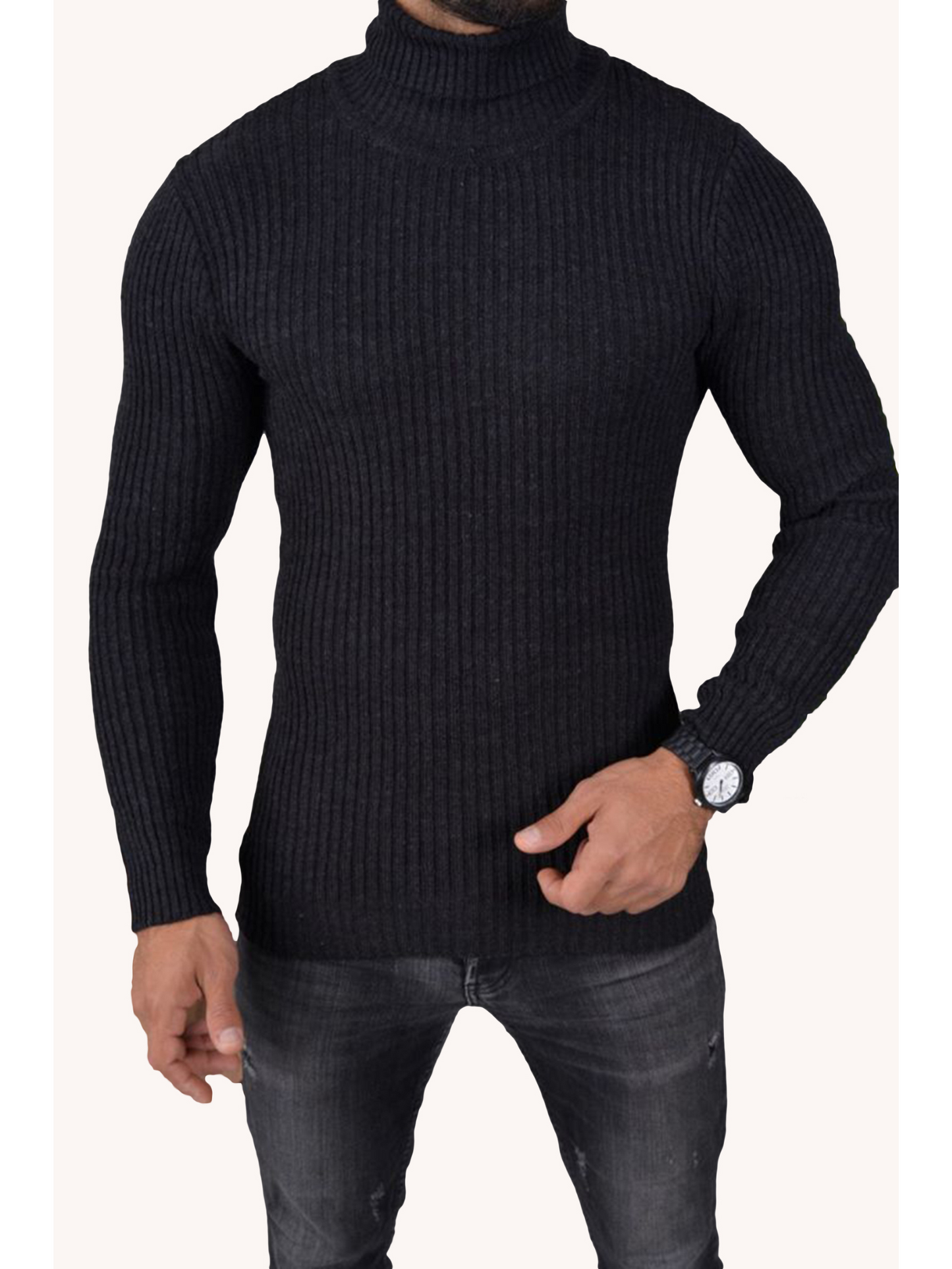 Herren Rollkragen Pullover