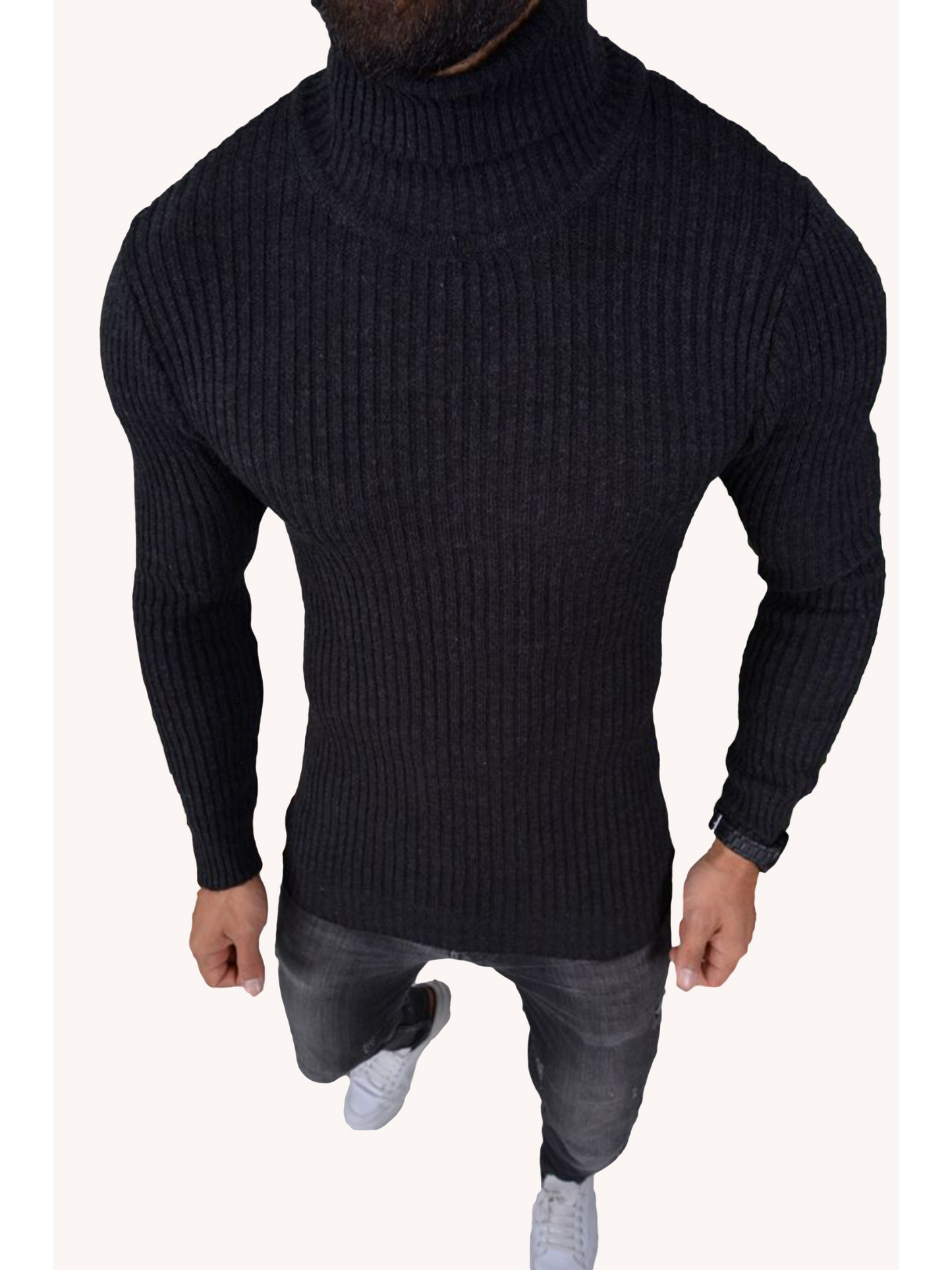 Herren Rollkragen Pullover